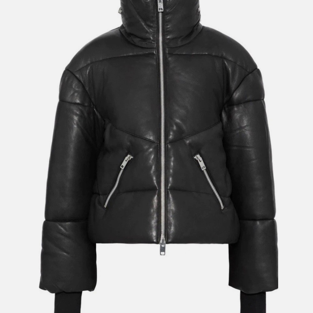 NWOT - Walter Baker - Edwina Lamb Leather Puffer Jacket for Women M